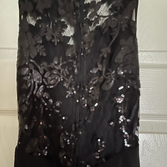 Beautiful Beaded Black Gown Medium - Picture 4 of 4